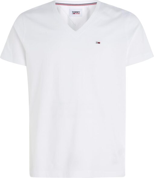 T-shirt Original Tommy Hilfiger Homme en Jersey V-Neck image 11 | Soirée Blanche