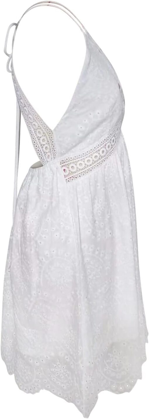 Robe Coton Dentelle Blanche image 5 | Soirée Blanche