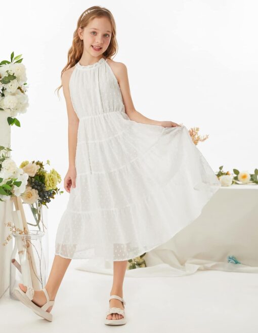 Robe Dentelle Blanche Enfant image 9 | Soirée Blanche