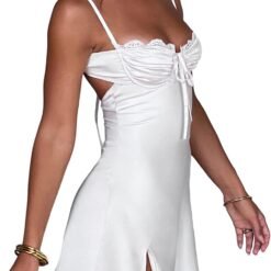 Robe Blanche Courte Décolleté image 17 | Soirée Blanche