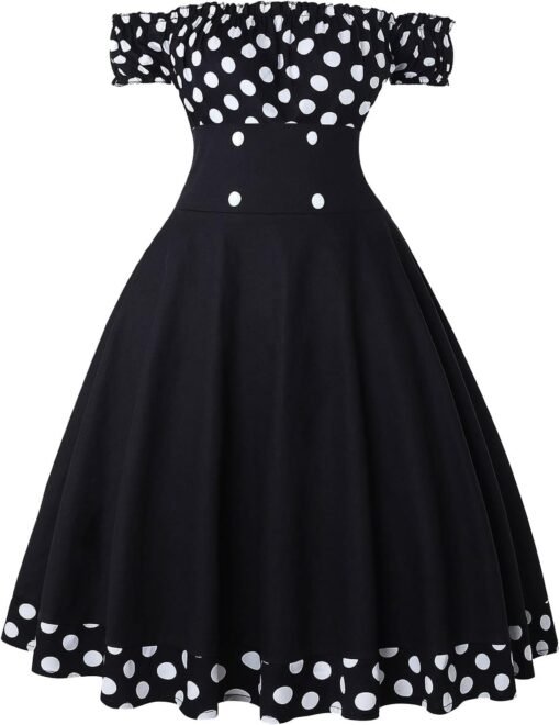 Robe Noire Et Blanche Cocktail image 7 | Soirée Blanche