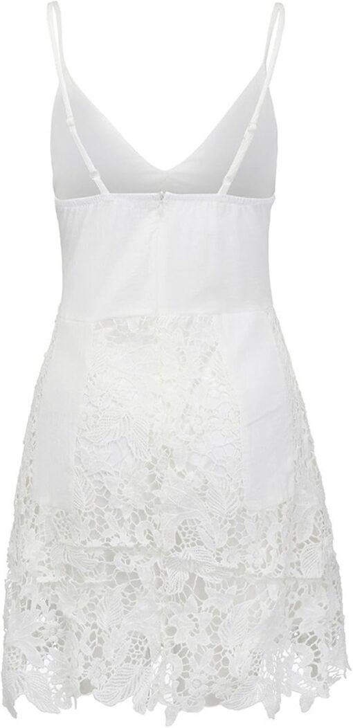 Robe Blanche Dentelle Ete image 13 | Soirée Blanche