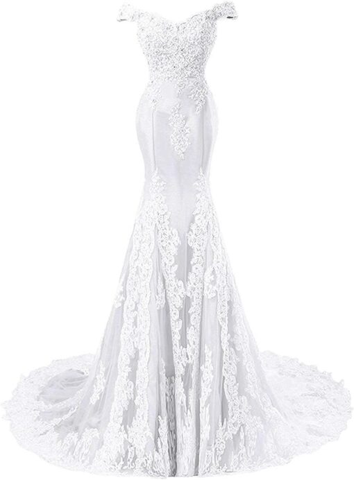 Robe De Mariée Gothique Blanche image 3 | Soirée Blanche