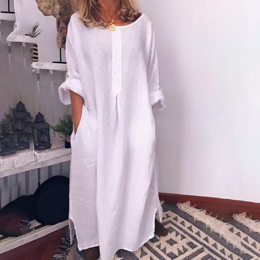 Robe Longue Bohème Été Chic image 7 | Soirée Blanche