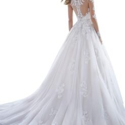 Robe De Mariée Elégante Blanche image 13 | Soirée Blanche