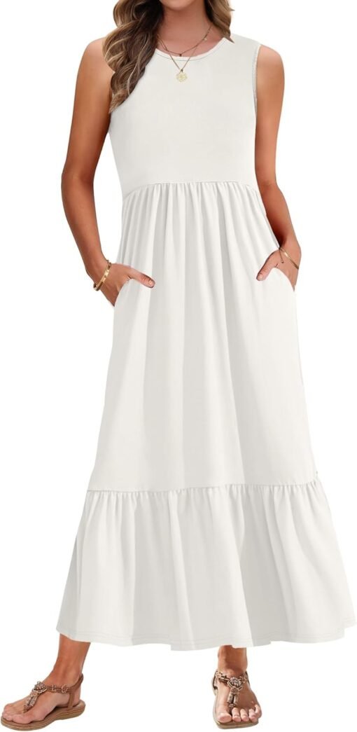 Robe Longue Blanche Femme image 3 | Soirée Blanche