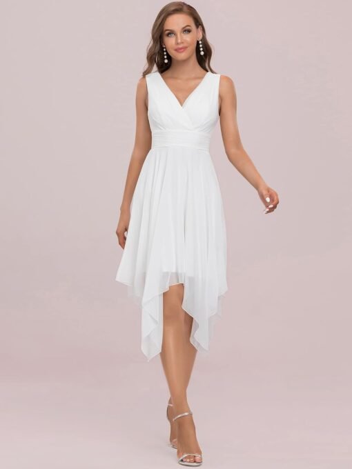 Robe De Soirée Blanche Courte image 13 | Soirée Blanche