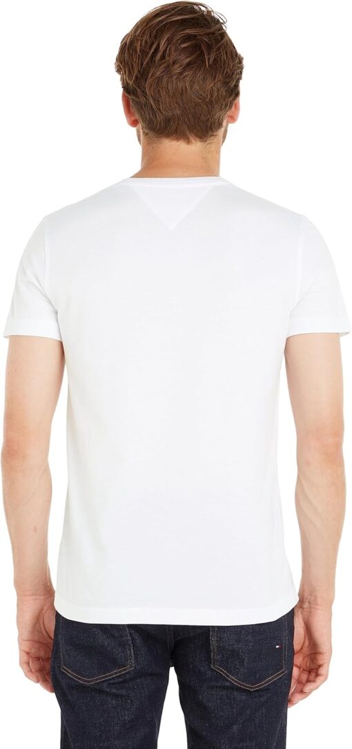 T-shirt Original Tommy Hilfiger Homme en Jersey V-Neck image 5 | Soirée Blanche