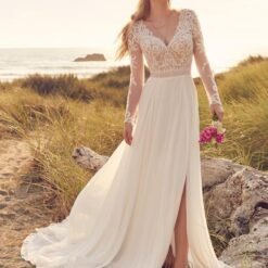 Robe De Mariée Bohème Dentelle image 17 | Soirée Blanche