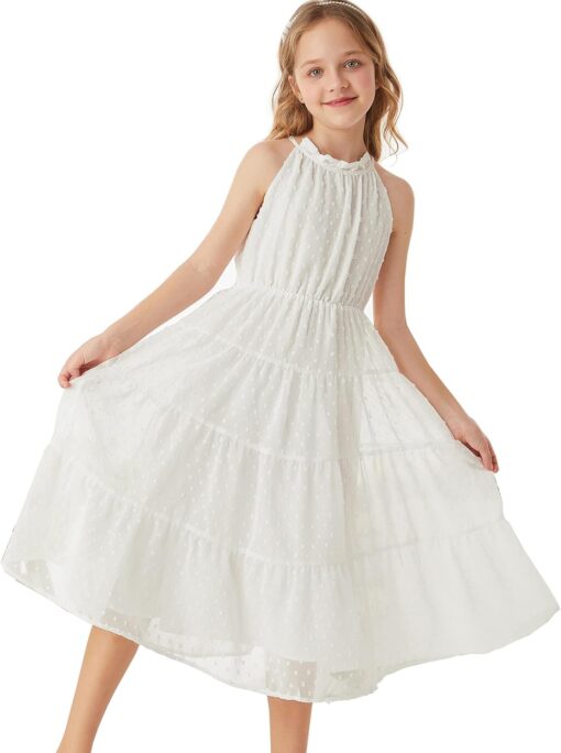 Robe Dentelle Blanche Enfant image 3 | Soirée Blanche