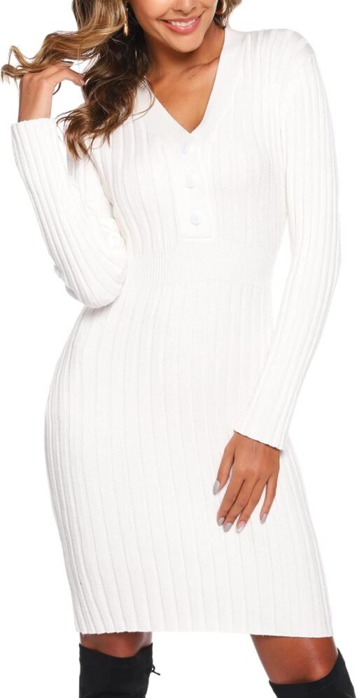 Robe Pull Blanche image 5 | Soirée Blanche