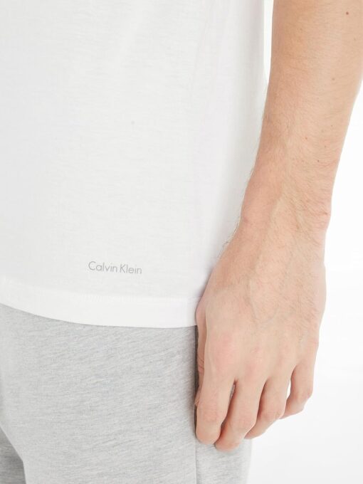 T-Shirts Calvin Klein Courtes Homme (Lot de 3) image 9 | Soirée Blanche