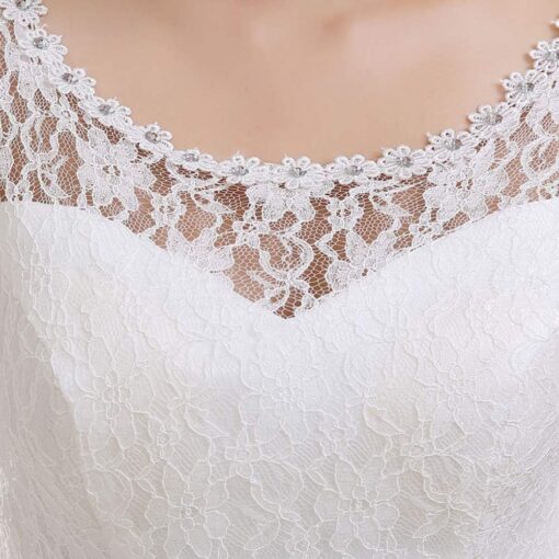 Robe De Mariée Femme Ronde Dentelle image 11 | Soirée Blanche