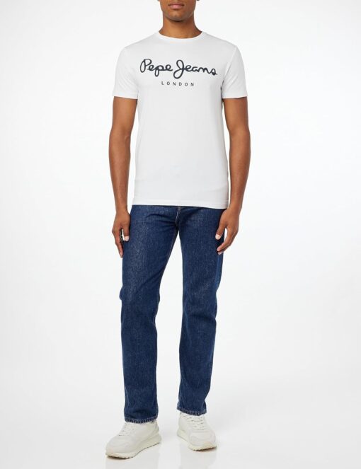 T-shirt d'origine Pepe Jeans à étirement N Homme image 5 | Soirée Blanche