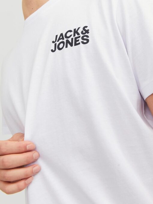 T-Shirt Logo Col Rond JACK & JONES image 15 | Soirée Blanche