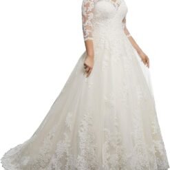 Robe De Mariée Tulle Grande Taille image 11 | Soirée Blanche