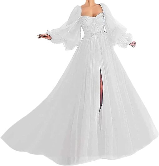 Robe De Mariée Longue Traîne image 1 | Soirée Blanche