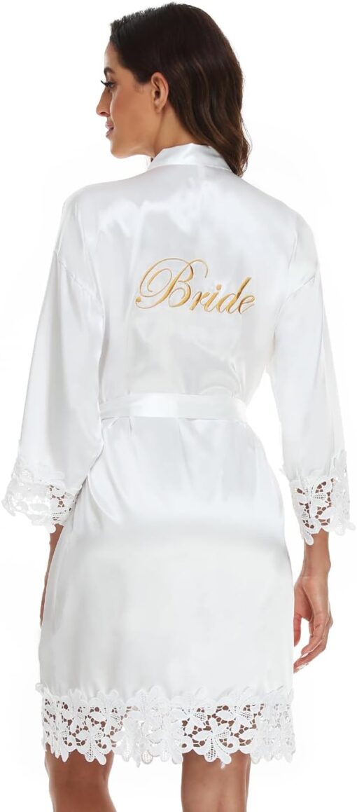 Robe de mariée à bretelles dentelle fine image 1 | Soirée Blanche