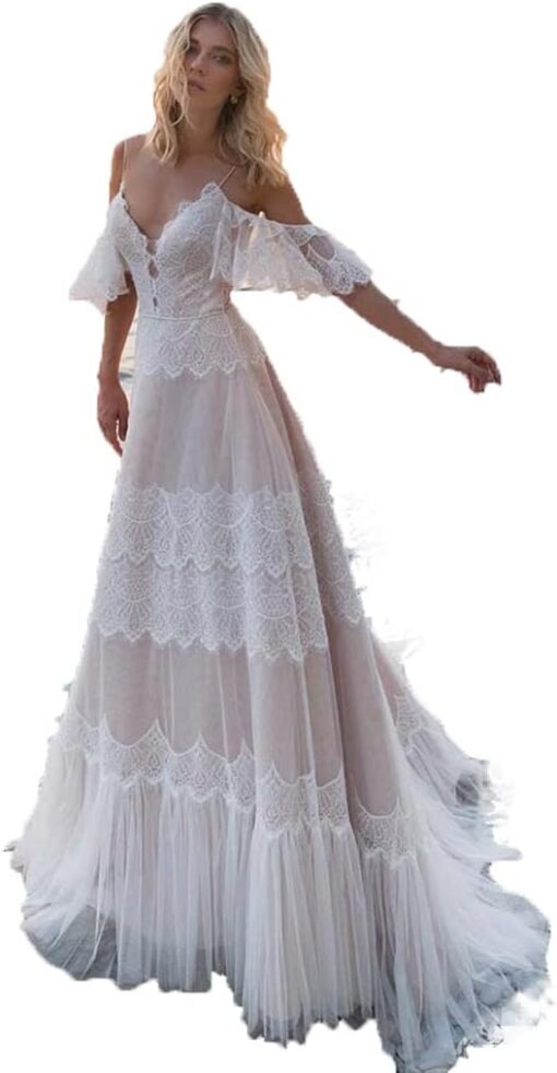 Robe De Mariée Vintage Sexy Blanche image 1 | Soirée Blanche