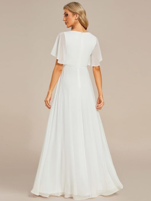 Robe De Mariée Grande Taille Manches Tombantes image 5 | Soirée Blanche