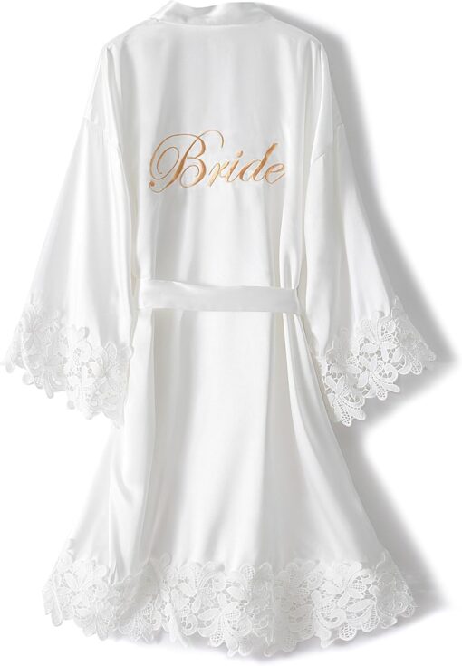 Robe de mariée à bretelles dentelle fine image 9 | Soirée Blanche